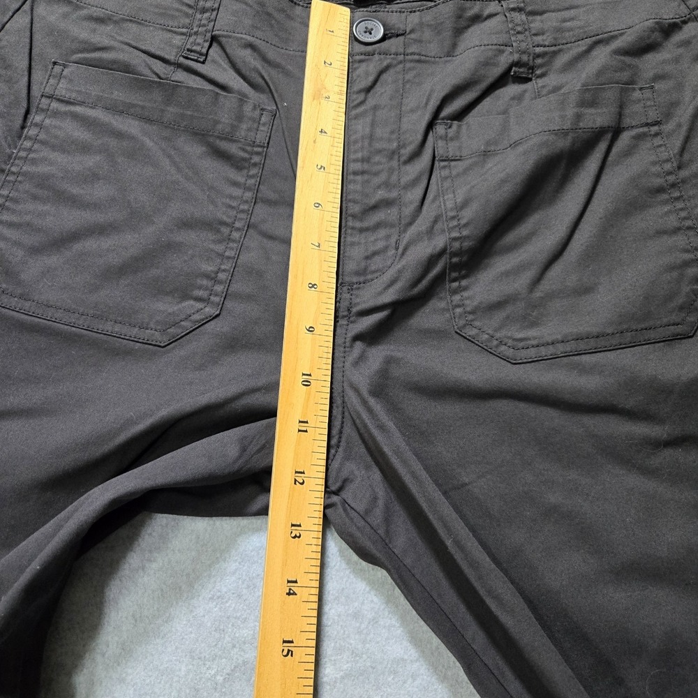 NWT SANCTUARY High Rise Women's Twill Wide-Leg Ankle Cropped Black Pants - Picture 15 of 16